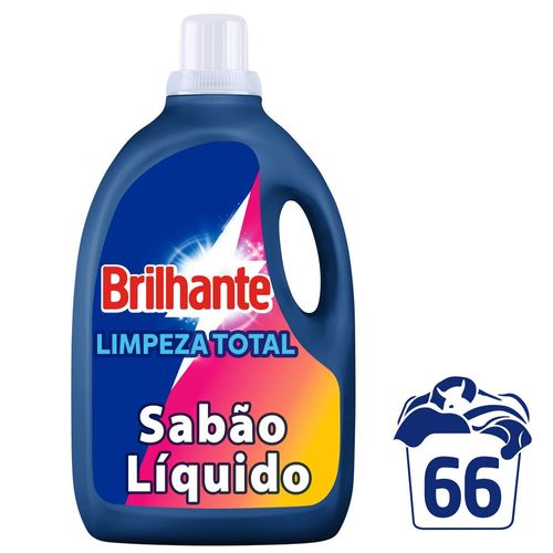 Lava Roupas Líquido Brilhante Limpeza Total 5 L Lava Roupas Líquido Brilhante Limpeza Total 5 L
