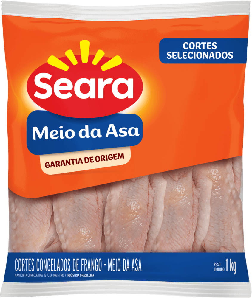 Meio Da Asa de Frango Seara 1kg