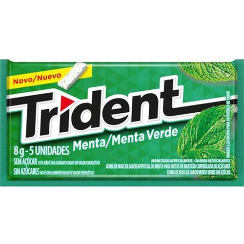 Chiclete-Trident-Menta-sem-acucar