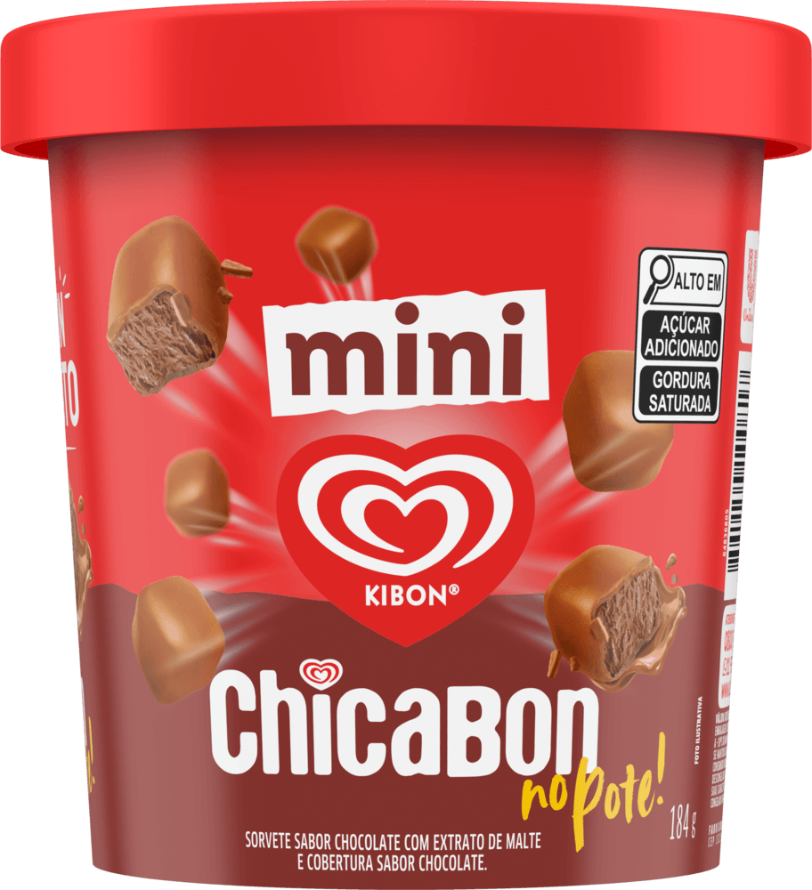 SORVETE KIBON ESKI-BON 184G-POTE CHICABON