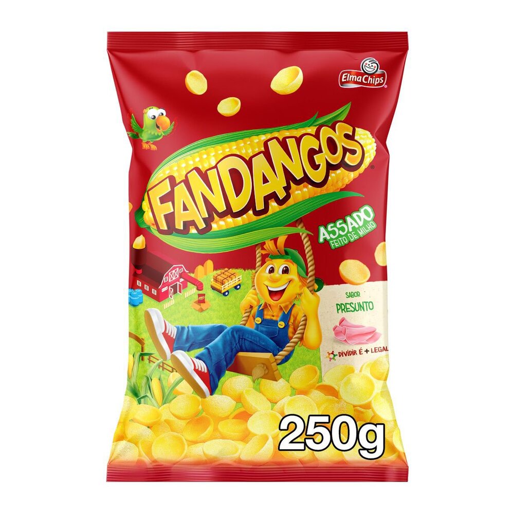 Salgadinho Presunto Elma Chips Fandangos 250g