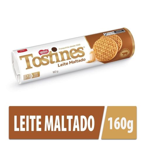 Biscoito-TOSTINES-Leite-Maltado-160g Biscoito-TOSTINES-Leite-Maltado-160g