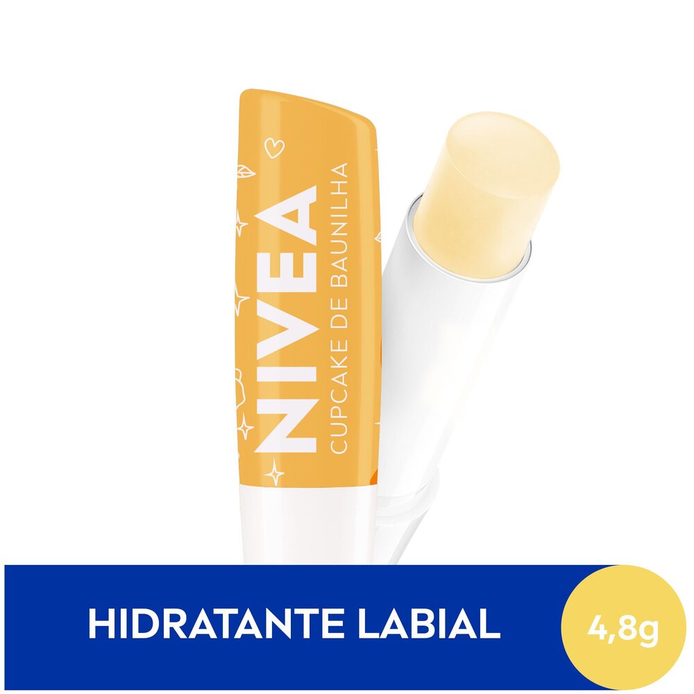 NIVEA Hidratante Labial Cupcake de Baunilha Ed. Limitada Bela Disney® Princesa 4,8g