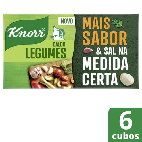 Preparado-para-Caldo-em-Tablete-Legumes-Knorr-Mais-Sabor-Caixa-57g-6-Unidades Preparado-para-Caldo-em-Tablete-Legumes-Knorr-Mais-Sabor-Caixa-57g-6-Unidades