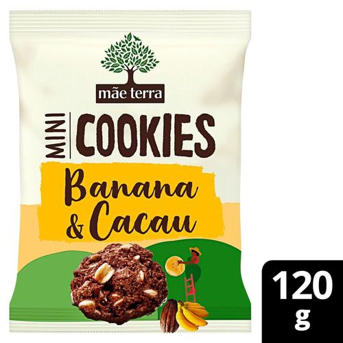 Biscoito-Vegano-37--Integral-Organico-Banana---Cacau-com-Cereais-Chia-e-Linhaca-Mae-Terra-Mini-Cookies-Pacote-120g