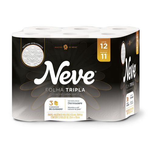 Papel-Higienico-Folha-Tripla-Neutro-Neve-Supreme-20m-Pacote-Leve-12-Pague-11-Unidades Papel-Higienico-Folha-Tripla-Neutro-Neve-Supreme-20m-Pacote-Leve-12-Pague-11-Unidades