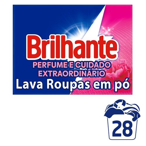 Lava Roupas em Pó Brilhante Cuidado Total 1.6 kg Lava Roupas em Pó Brilhante Cuidado Total 1.6 kg