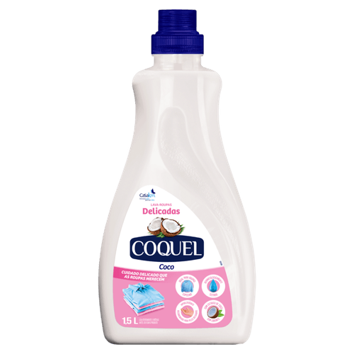 Lava-Roupas-Liquido-Especial-Coco-Coquel-Frasco-15l Lava-Roupas-Liquido-Especial-Coco-Coquel-Frasco-15l