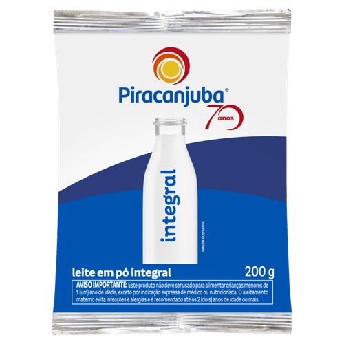 Leite-em-Po-Integral-Piracanjuba-Pacote-400g Leite-em-Po-Integral-Piracanjuba-Pacote-400g