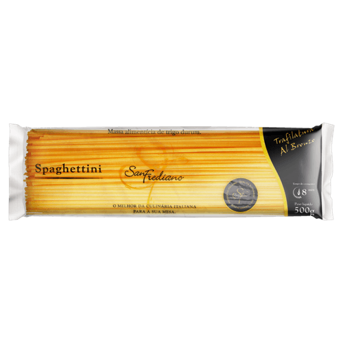 Macarrao-de-Semola-de-Trigo-Grano-Duro-Espaguete-San-Frediano-Pacote-500g