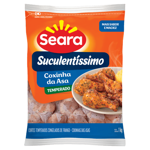 Coxinha-da-asa-temperada-Suculentissimo-Seara-IQF-1kg Coxinha-da-asa-temperada-Suculentissimo-Seara-IQF-1kg