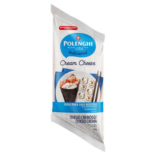 Queijo-Cremoso-Cream-Cheese-Polenghi-Profissional-Bisnaga-15kg