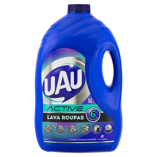 Lava-Roupa-Liquido-Uau-5l-gl-Active Lava-Roupa-Liquido-Uau-5l-gl-Active
