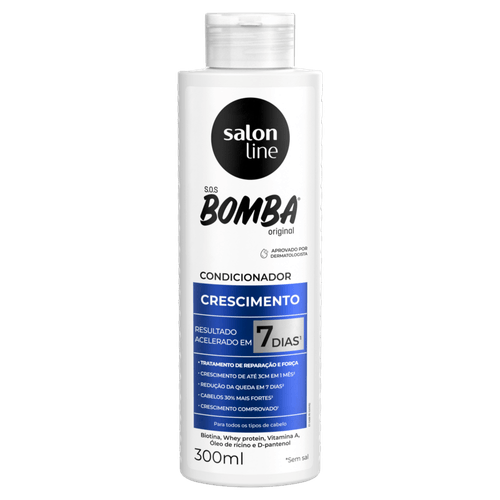 Condicionador-Salon-Line-S.o.s-Bomba-Frasco-300ml Condicionador-Salon-Line-S.o.s-Bomba-Frasco-300ml