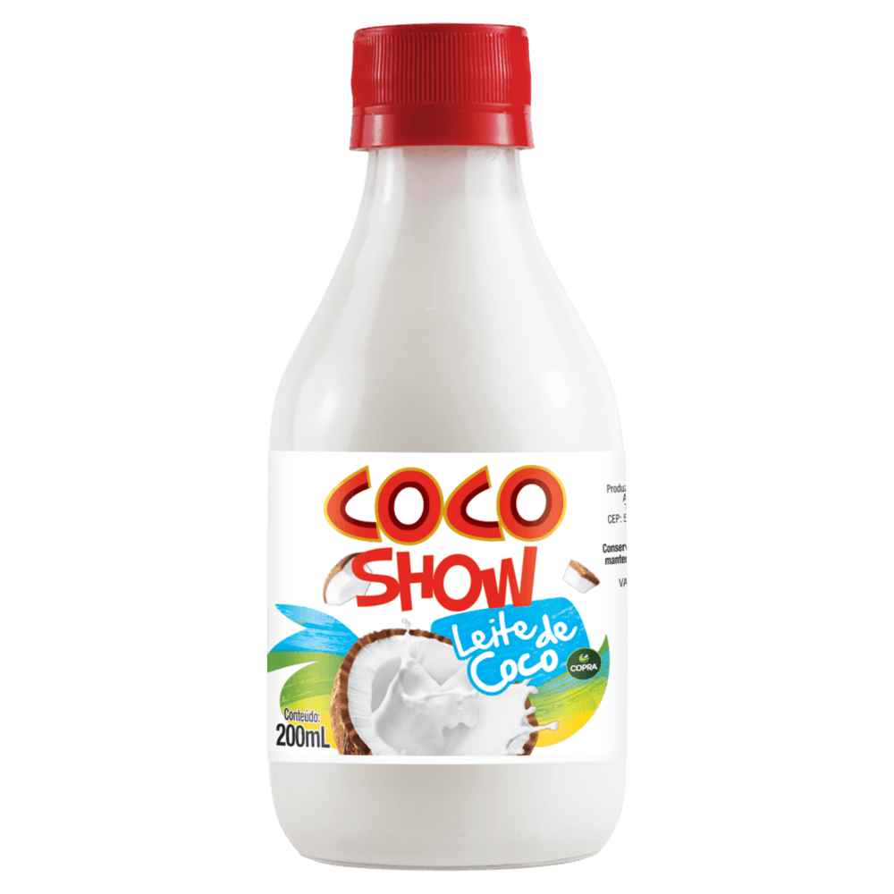 Leite de Coco Show Garrafa 200ml