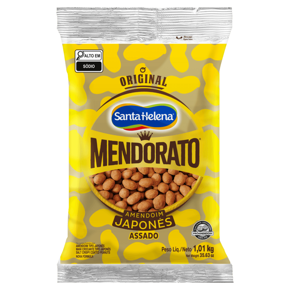 Amendoim Japonês Original Mendorato Pacote 1,01kg