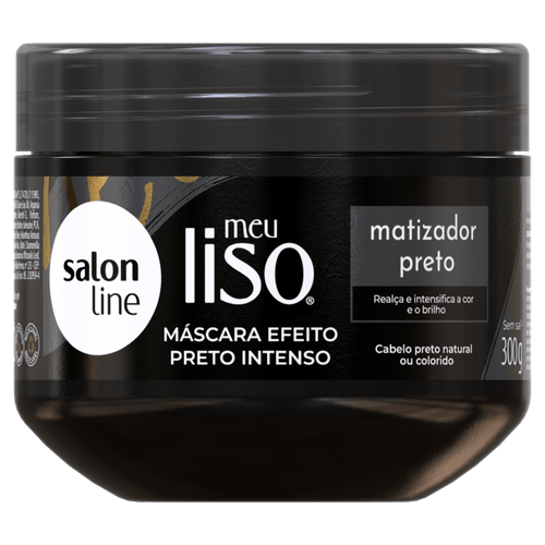 Mascara-Matizadora-Preto-Meu-Liso-Salon-Line-300g Mascara-Matizadora-Preto-Meu-Liso-Salon-Line-300g