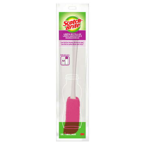 Limpador-para-Garrafa-e-Mamadeira-Scotch-Brite Limpador-para-Garrafa-e-Mamadeira-Scotch-Brite