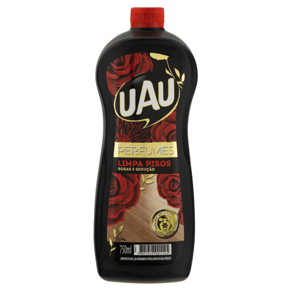 Limpa Piso Uau Perfumes de Rosas e Sedução 750ml