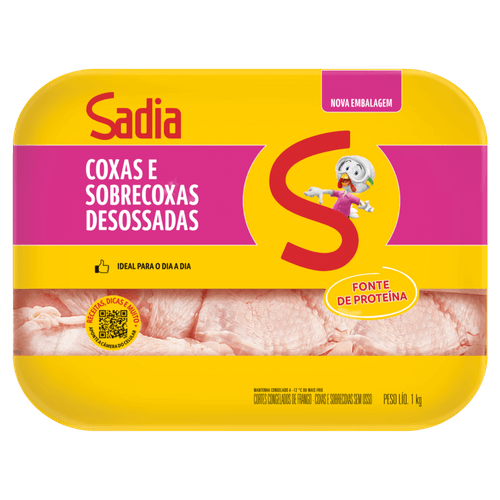 Coxa-E-Sobrecoxa-De-Frango-Congelada-Sem-Osso-Sadia-1Kg-Bandeja Coxa-E-Sobrecoxa-De-Frango-Congelada-Sem-Osso-Sadia-1Kg-Bandeja