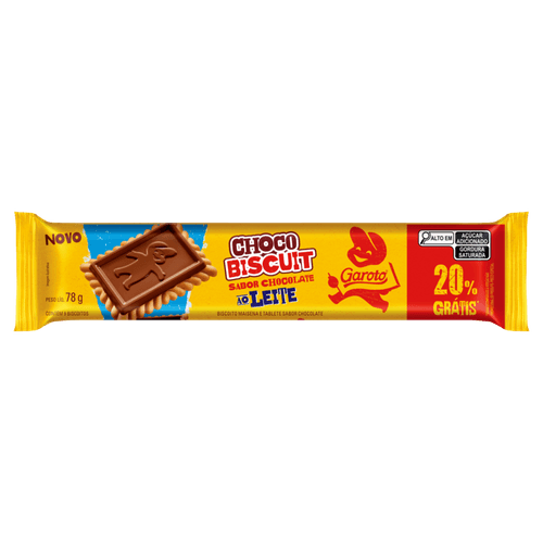 CHOCO-BISCUIT-GAROTO-78G-PC-20-GTS-CHOCOLATE-AO-LEITE CHOCO-BISCUIT-GAROTO-78G-PC-20-GTS-CHOCOLATE-AO-LEITE