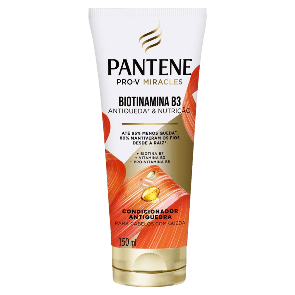 Condicionador Antiquebra Pantene Biotinamina B3 Antiqueda & Nutrição Bisnaga 150ml