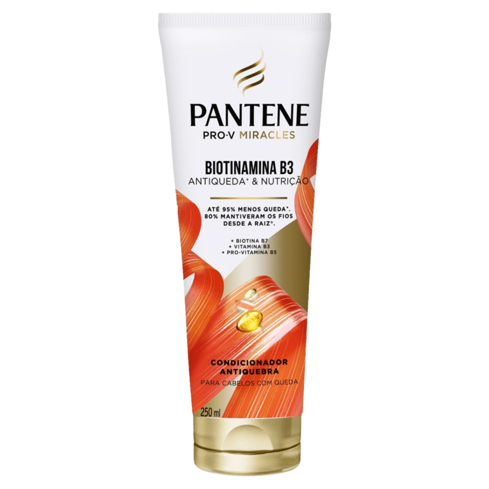 Condicionador Antiquebra Pantene Biotinamina B3 Antiqueda & Nutrição Bisnaga 250ml