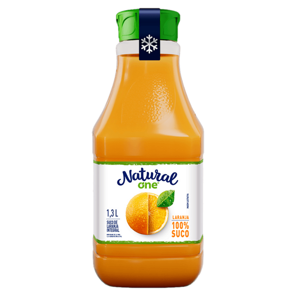 Suco Integral Laranja Natural One Refrigerado Garrafa 1,3l