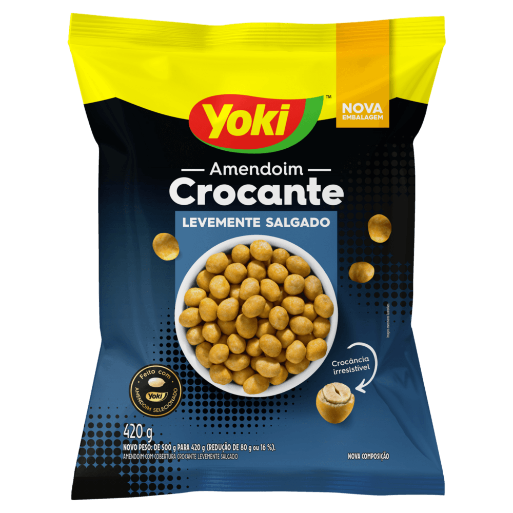 Amendoim Crocante Yoki Pacote 420g