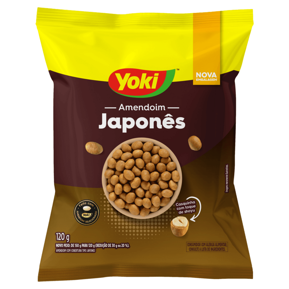 Amendoim Japonês Yoki Pacote 120g