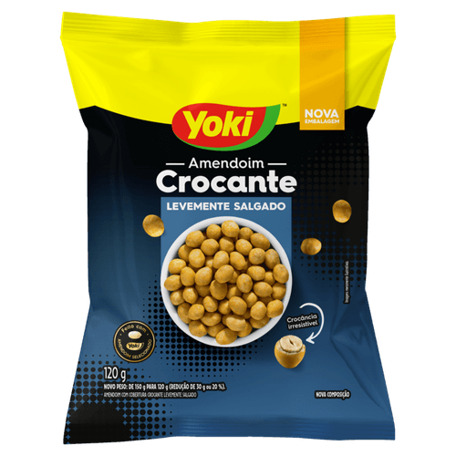 AMENDOIM-CROCANTE-YOKI-120G-PC-LEVEMENTE-SALGADO AMENDOIM-CROCANTE-YOKI-120G-PC-LEVEMENTE-SALGADO