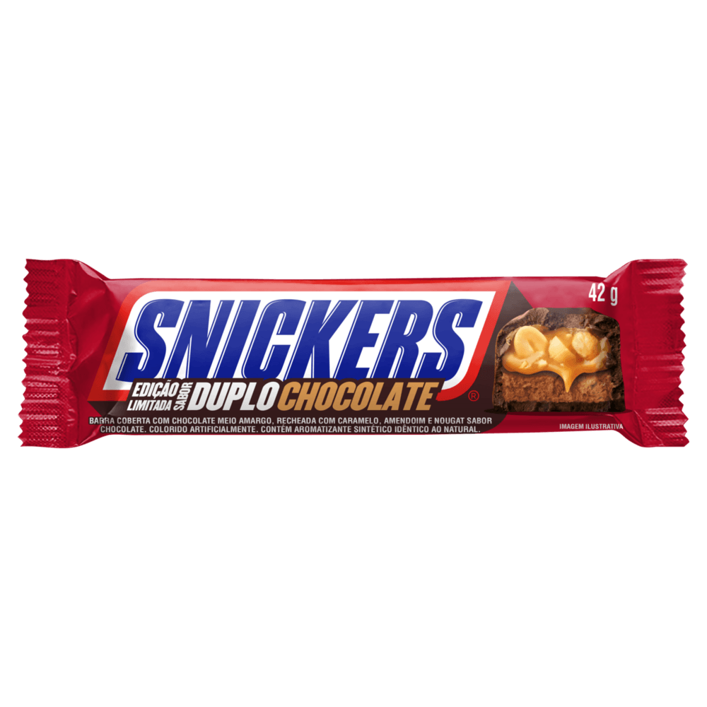 Chocolate Duplo Chocolate Snickers Pacote 42g