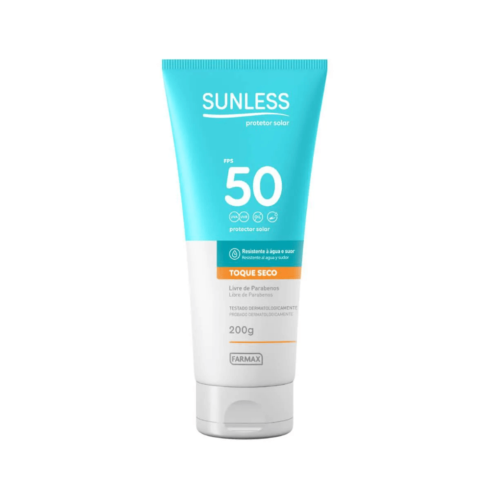 Protetor solar FPS50 Sunless toque seco 200g