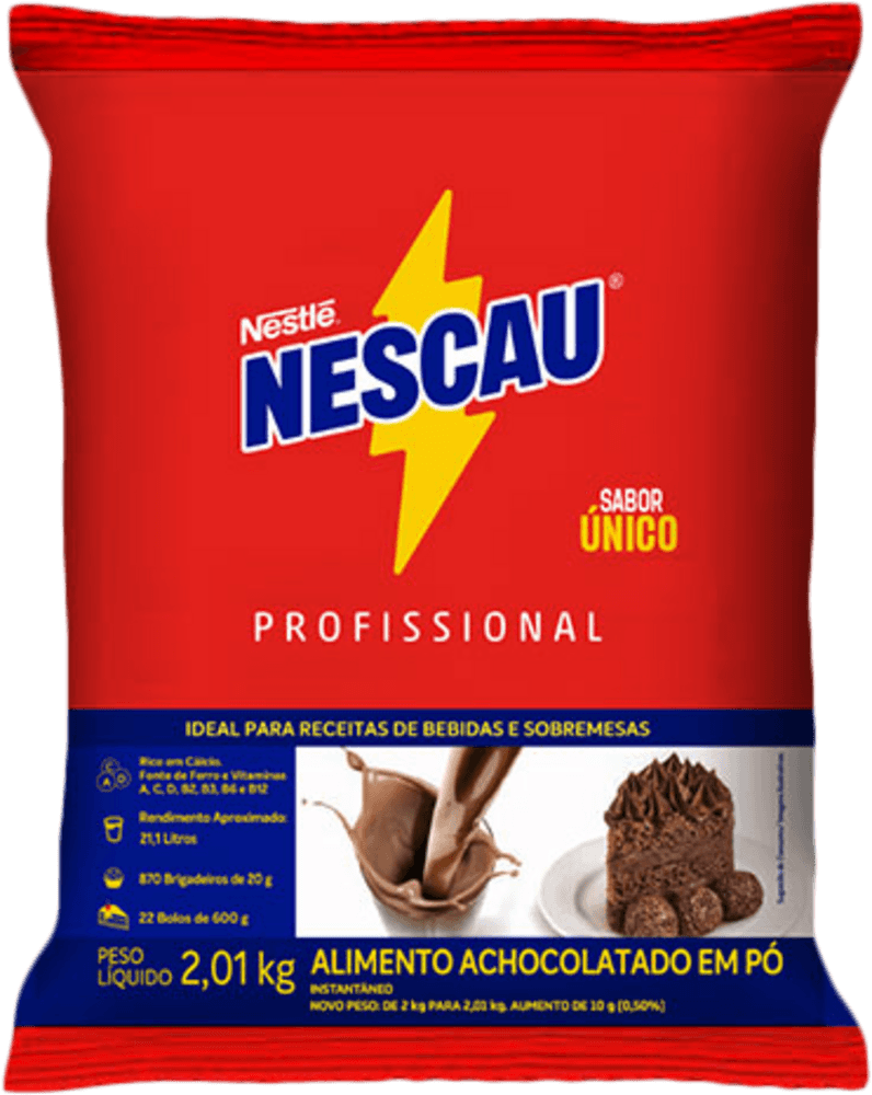Achocolatado em pó NESCAU Profissional 2,01kg