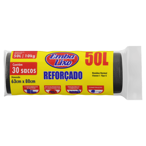 SACO-LIXO-EMBALIXO-REFORCADO-PRETO-50L-C--30-SACOS SACO-LIXO-EMBALIXO-REFORCADO-PRETO-50L-C--30-SACOS