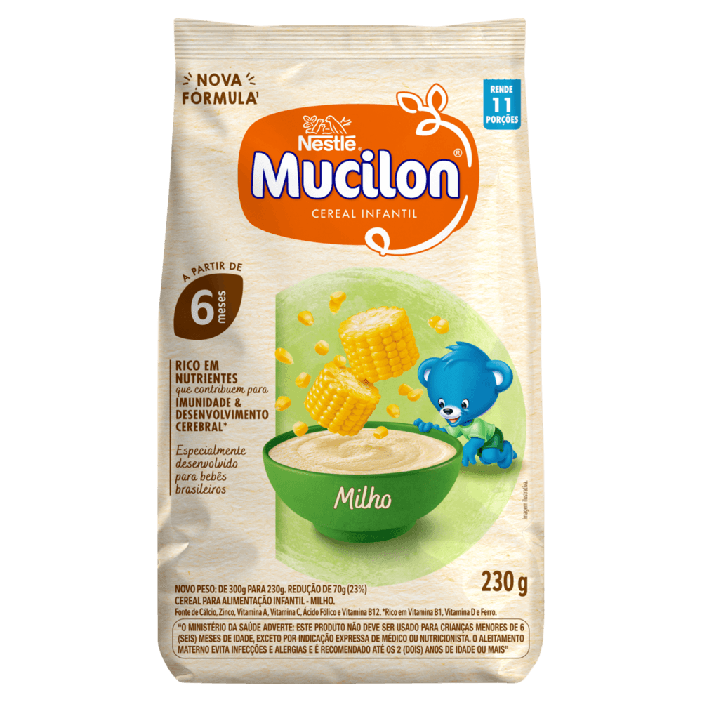 CEREAL INF MUCILON 230G- SACHE MILHO
