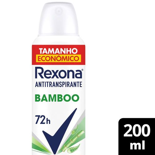 Antitranspirante Aerossol Bamboo Rexona 200ml Spray Edição Limitada FIFA