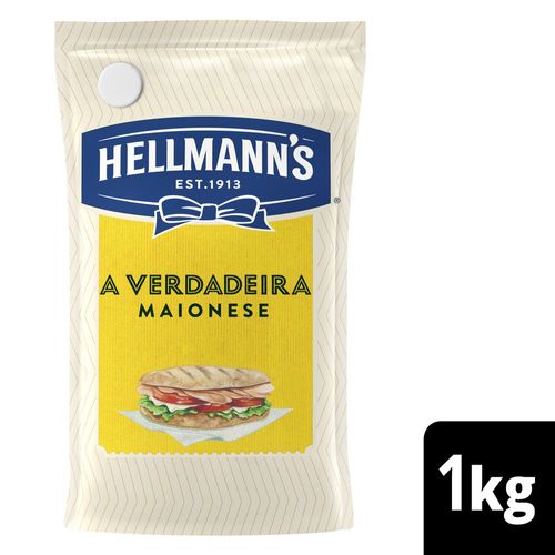 Maionese Hellmann's Sachê 1kg Embalagem + Econômica