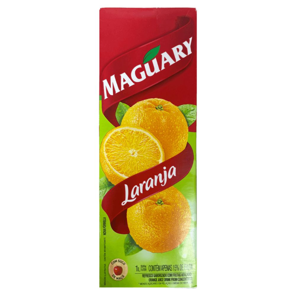 Refresco Adoçado Laranja Maguary Caixa 1l