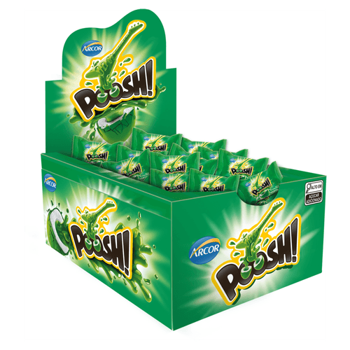 Chiclete-Recheio-Hortela-Poosh-Caixa-200g-40-Unidades Chiclete-Recheio-Hortela-Poosh-Caixa-200g-40-Unidades