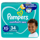 Fralda-Descartavel-Infantil-Pampers-Confort-Sec-XG-Pacote-34-Unidades