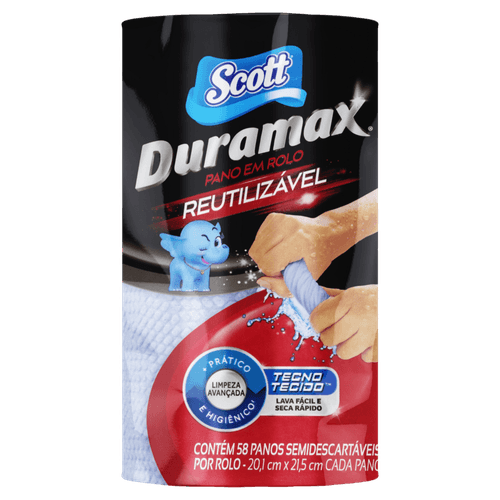 Pano-Reutilizavel-em-Rolo-Azul-Scott-Duramax-58-Unidades