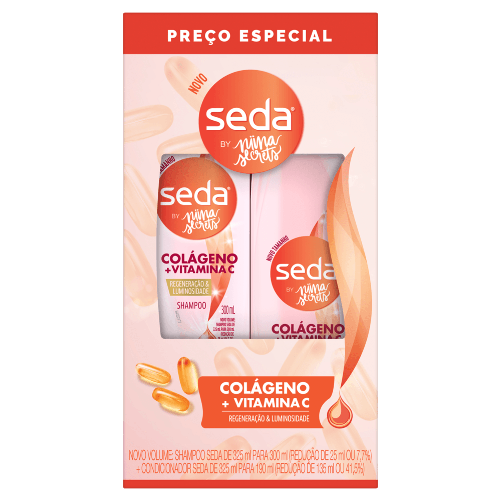 KIT SEDA SH300ML+CO190ML COLAG+VIT C