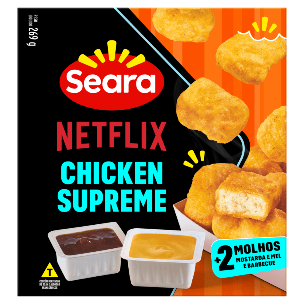 Empanado de Frango Netflix Seara Chicken Supreme Caixa 269g
