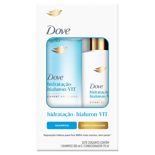 Kit-Shampoo-350ml---Condicionador-175ml-Dove-Hidratacao---Hialuron-VIT