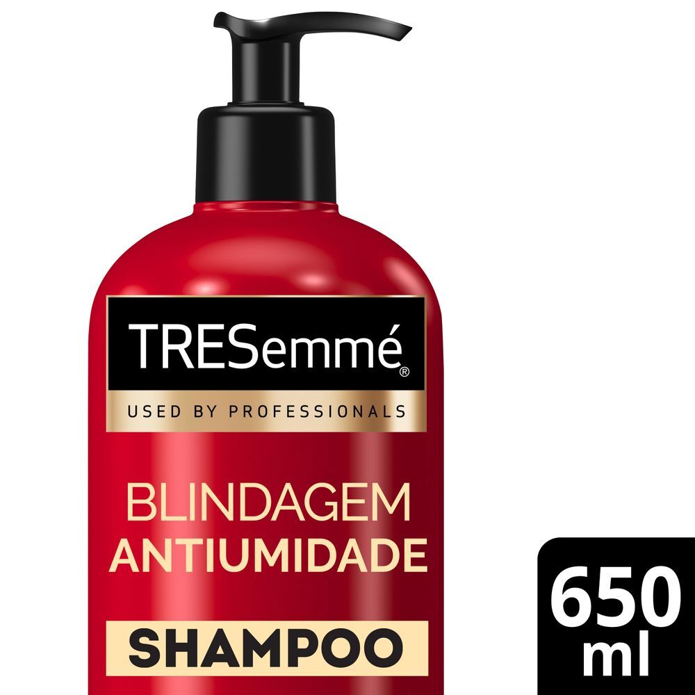 SHAMPOO TRESEMMÉ BLINDAGEM ANTIUMIDADE FRASCO 650ML PUMP