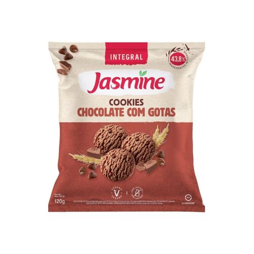Biscoito-Cookie-com-Gotas-de-Chocolate-Vegano-Integral-Chocolate-Jasmine-120g