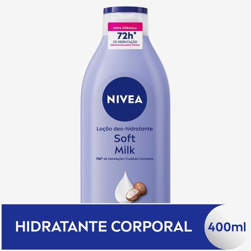 NIVEA-Locao-Deo-Hidratante-Soft-Milk-400ml NIVEA-Locao-Deo-Hidratante-Soft-Milk-400ml
