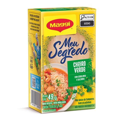 Tempero-MAGGI-Meu-Segredo-Cheiro-Verde-49g Tempero-MAGGI-Meu-Segredo-Cheiro-Verde-49g