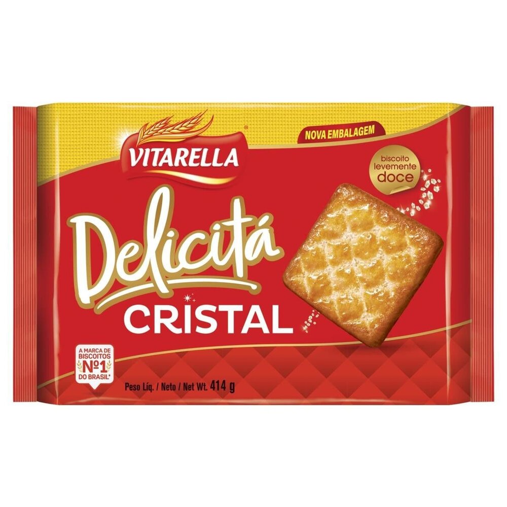 Biscoito Cristal Vitarella Delicitá 414g
